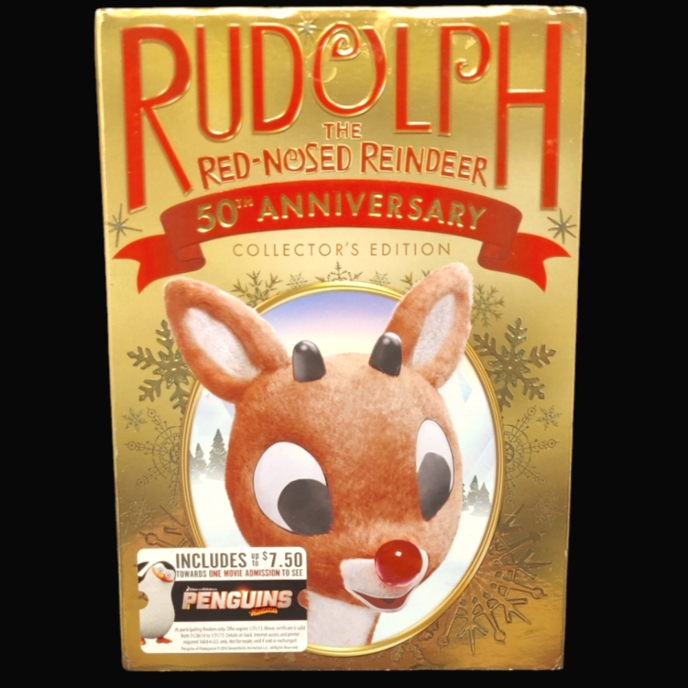 NEW SEALED DVD RUDOLPH THE RED-NOSED REINDEER 50th ANNIV COLLECTORS EDIT…
